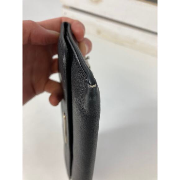 MICHAEL KORS, MEDIUM SIZE BLACK LEATHER WALLET (ASIS) - Picture 4 of 7